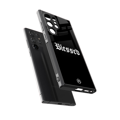 blessed back phone cover | glass case for samsung galaxy s24 ultra