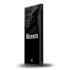 blessed back phone cover | glass case for samsung galaxy s24 ultra