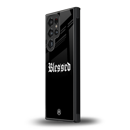 blessed back phone cover | glass case for samsung galaxy s24 ultra