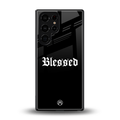 blessed back phone cover | glass case for samsung galaxy s25 ultra