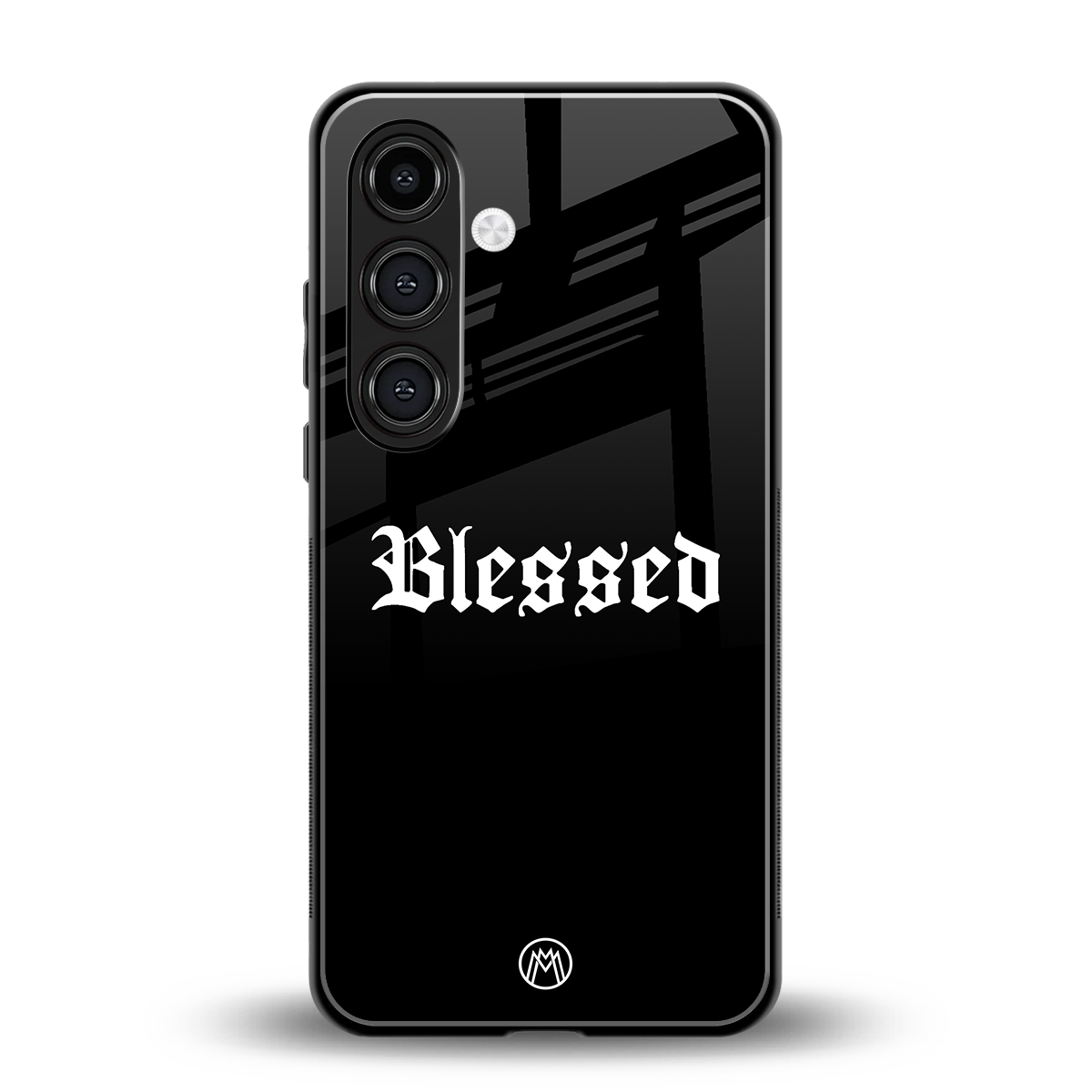 blessed back phone cover | glass case for samsung galaxy s24 plus