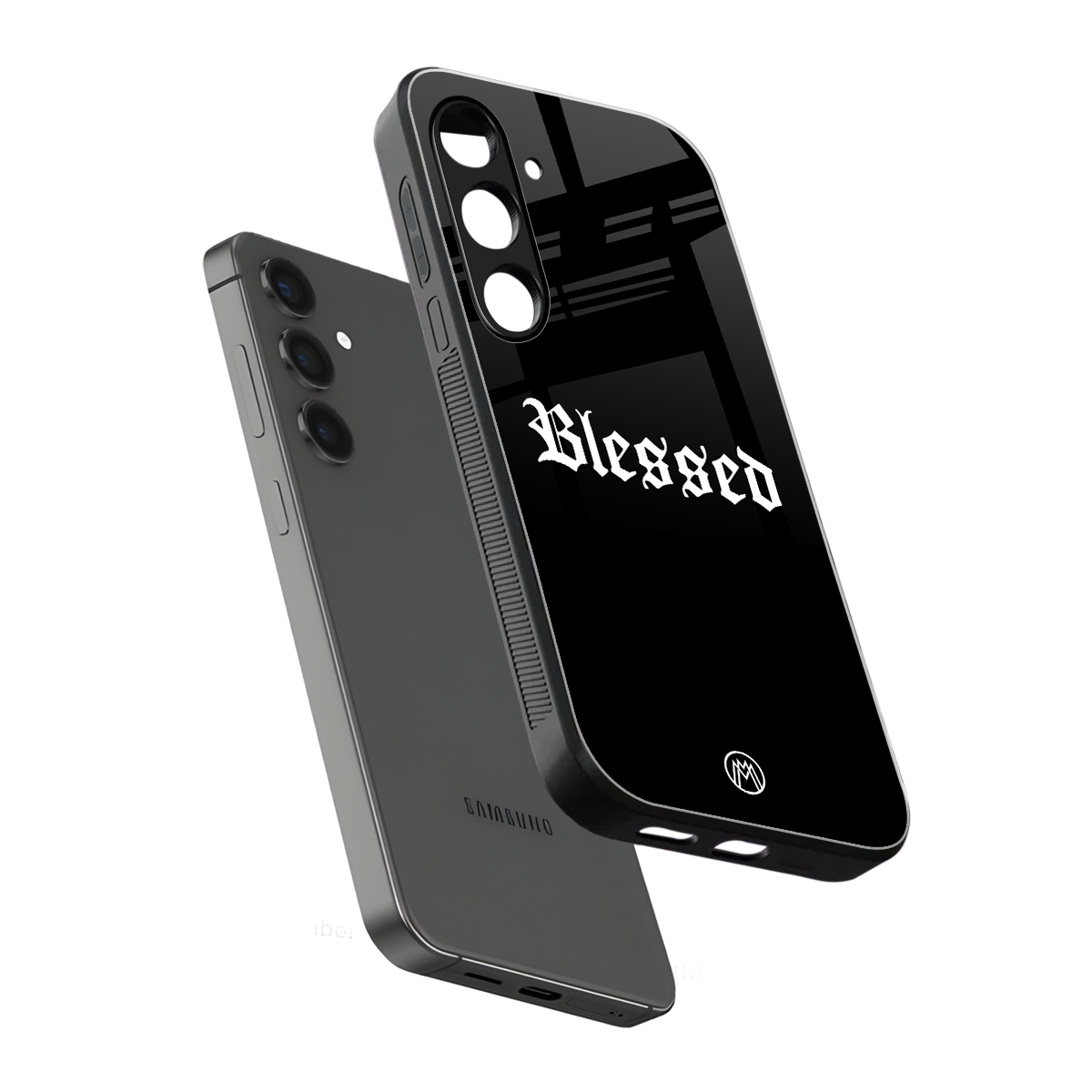 blessed back phone cover | glass case for samsung galaxy s24 fe