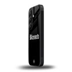 blessed back phone cover | glass case for samsung galaxy s23