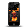 blessing back phone cover | glass case for iphone 13 mini