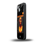 blessing back phone cover | glass case for iphone 13 mini