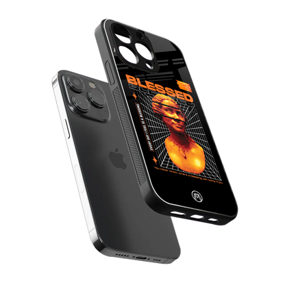 blessing back phone cover | glass case for iphone 13 pro max