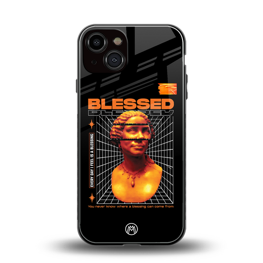 blessing back phone cover | glass case for iphone 13