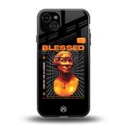 blessing back phone cover | glass case for iphone 14 plus
