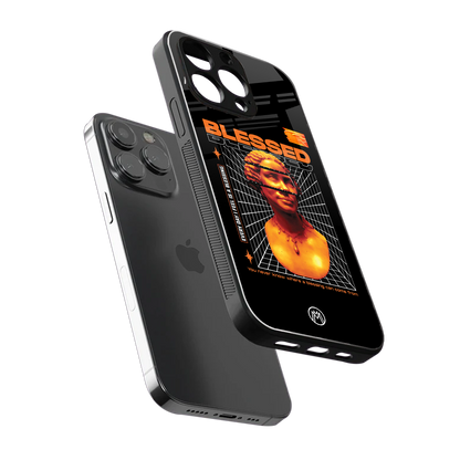 blessing back phone cover | glass case for iphone 15 pro