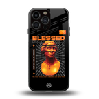 blessing back phone cover | glass case for iphone 16 pro max