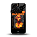 blessing back phone cover | glass case for iphone 16 pro