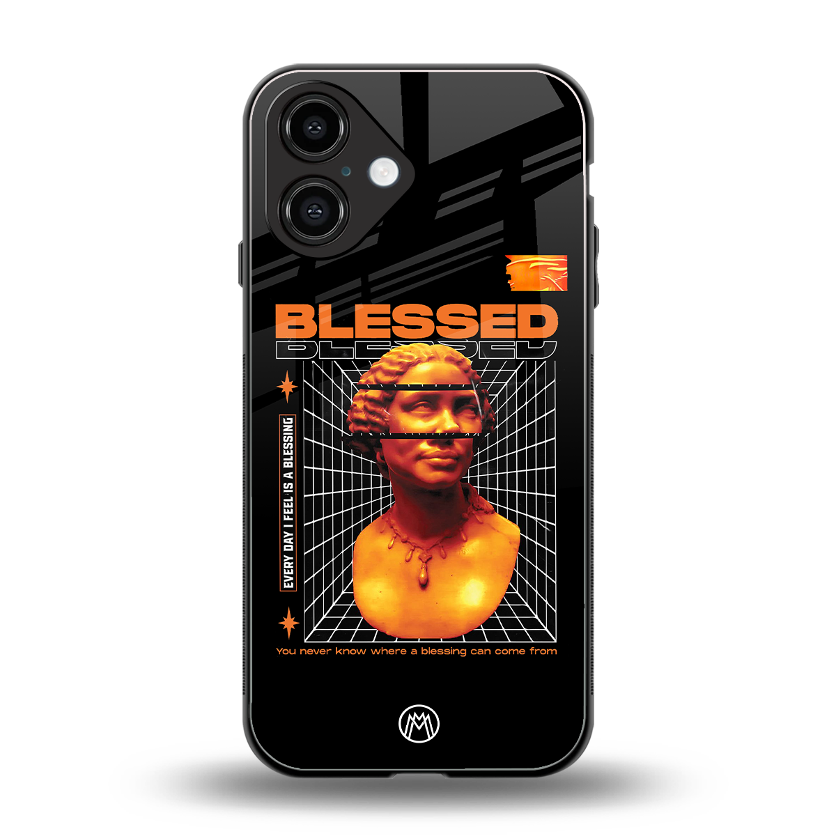 blessing back phone cover | glass case for iphone 16