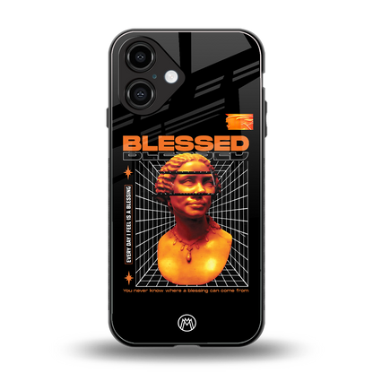 blessing back phone cover | glass case for iphone 16