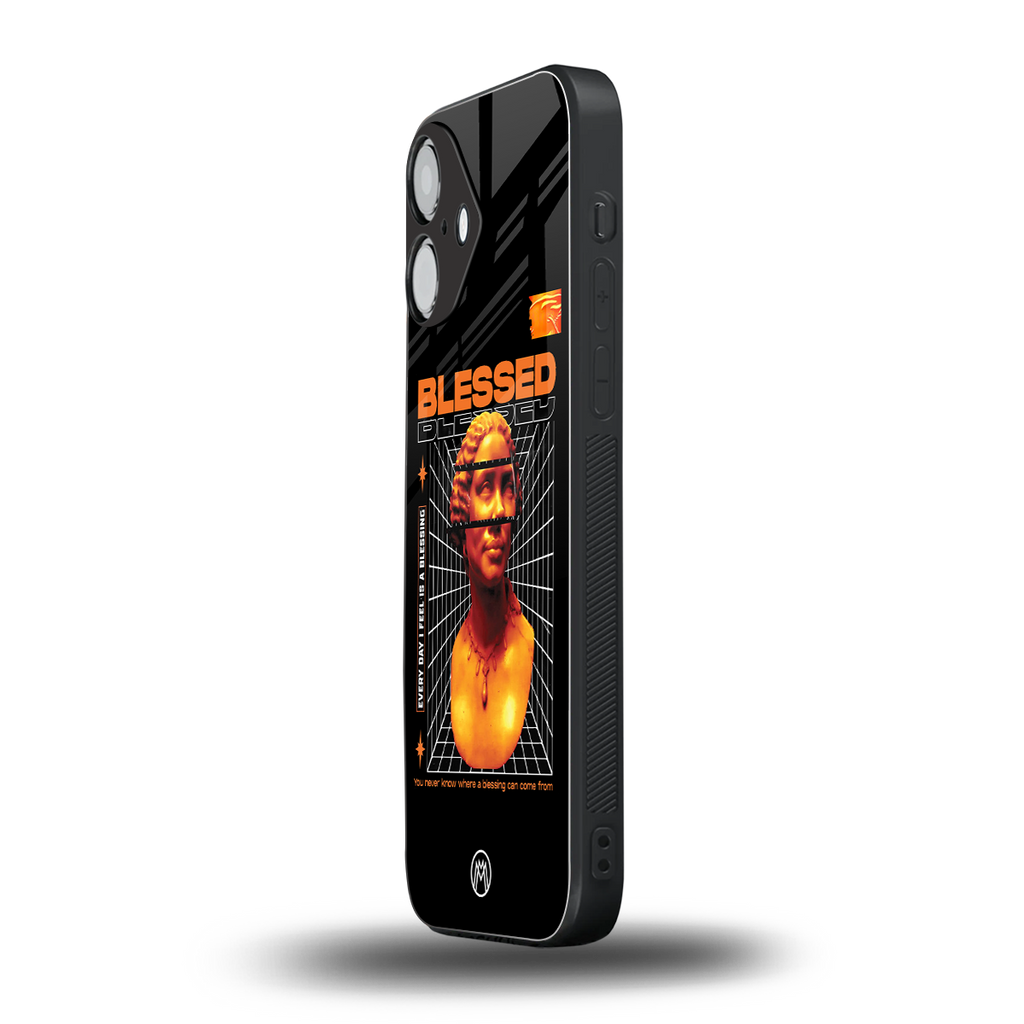 blessing back phone cover | glass case for iphone 16