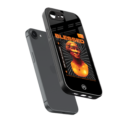 blessing back phone cover | glass case for iphone 16e