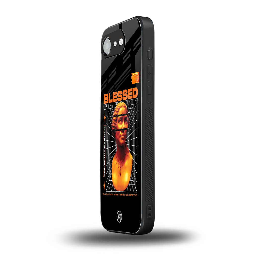 blessing back phone cover | glass case for iphone 16e