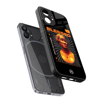 blessing back phone cover | glass case for nothing phone 1