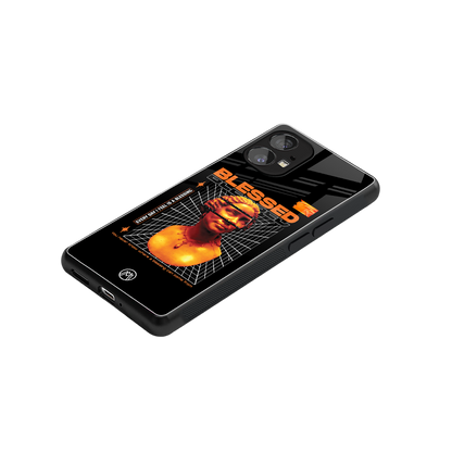 blessing back phone cover | glass case for nothing phone 1