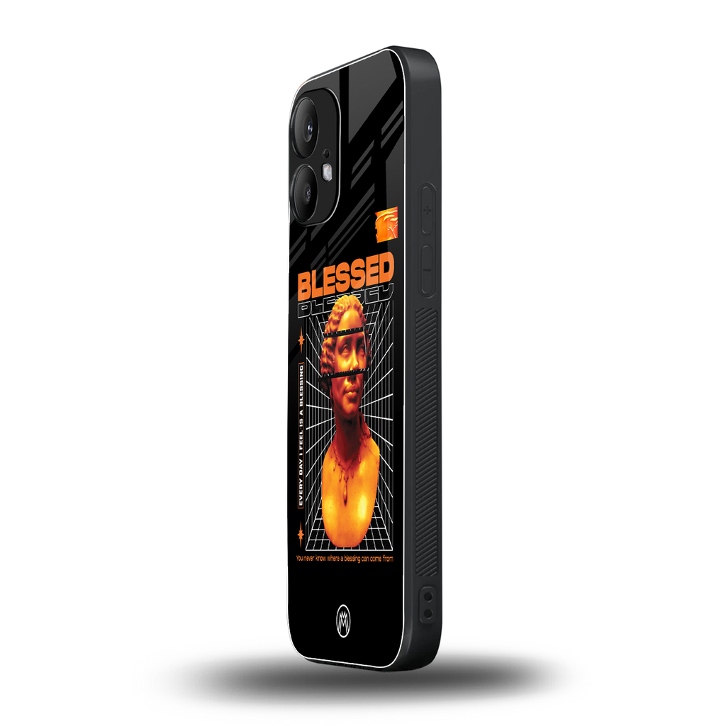 blessing back phone cover | glass case for nothing phone 2