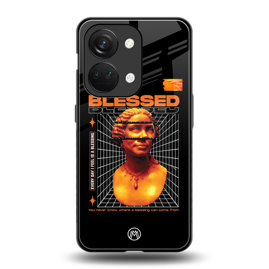 blessing back phone cover | glass case for oneplus nord 3