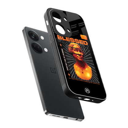 blessing back phone cover | glass case for oneplus nord 3
