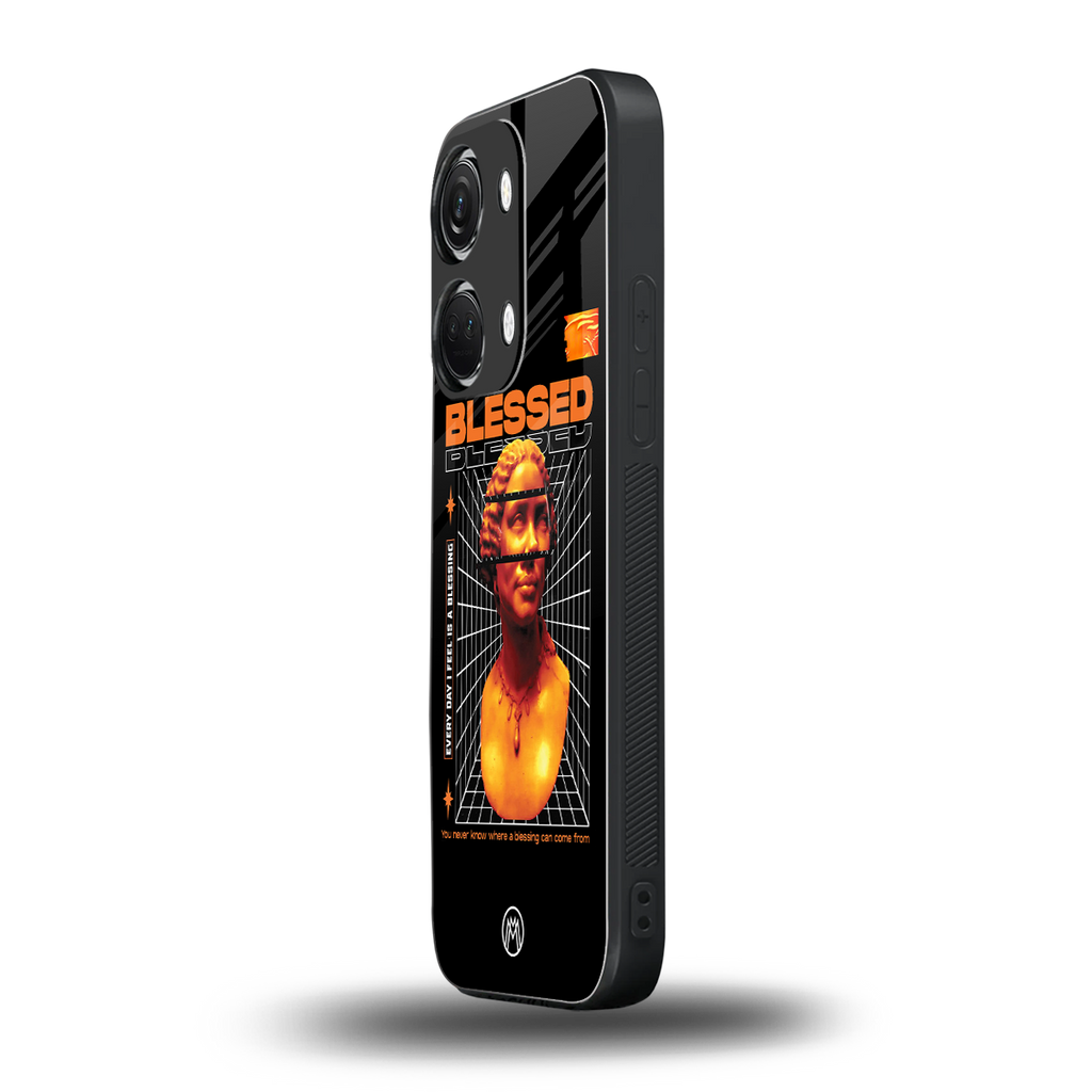 blessing back phone cover | glass case for oneplus nord 3