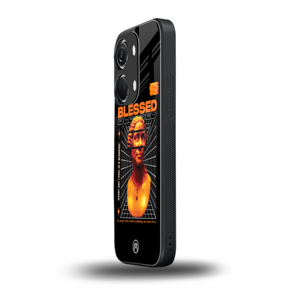 blessing back phone cover | glass case for oneplus nord 3