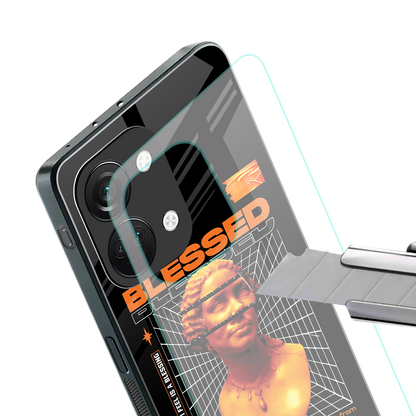 blessing back phone cover | glass case for oneplus nord 3