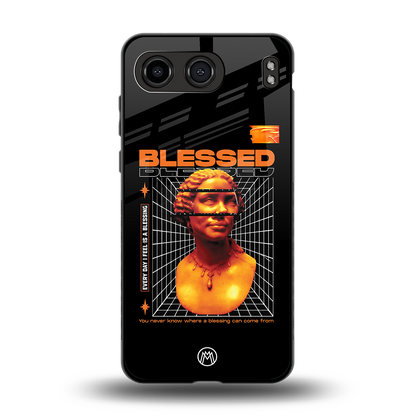 blessing back phone cover | glass case for oneplus nord 4
