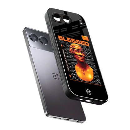 blessing back phone cover | glass case for oneplus nord 4