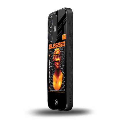 blessing back phone cover | glass case for oneplus nord ce 3