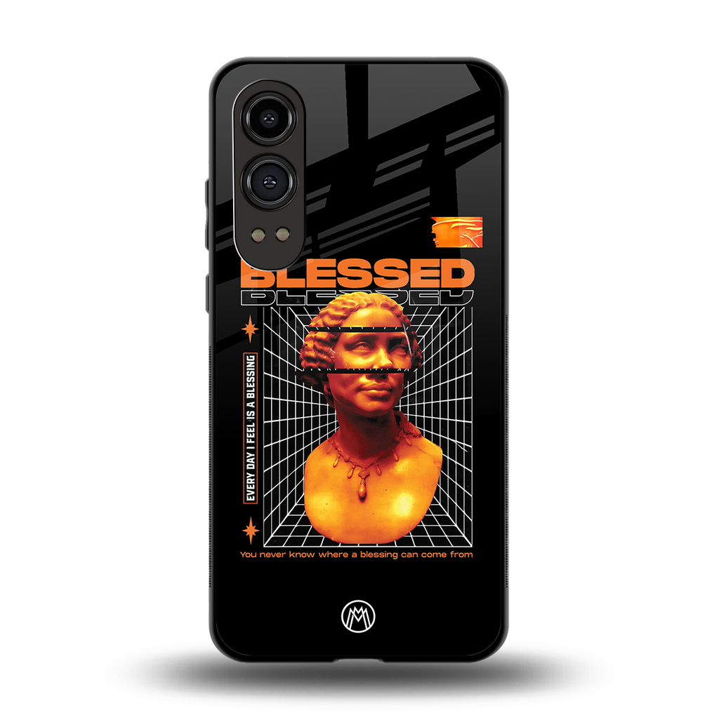 blessing back phone cover | glass case for oneplus nord ce 4 lite