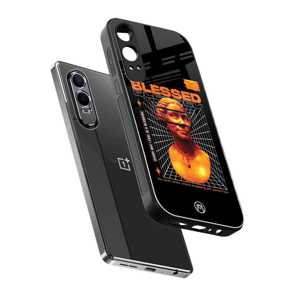 blessing back phone cover | glass case for oneplus nord ce 4 lite