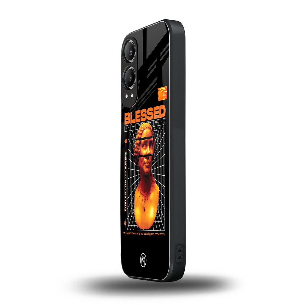 blessing back phone cover | glass case for oneplus nord ce 4 lite