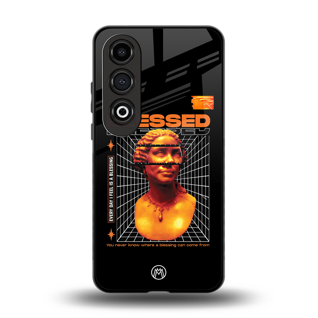blessing back phone cover | glass case for oneplus nord ce 4