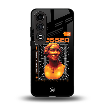 blessing back phone cover | glass case for oneplus nord ce 4