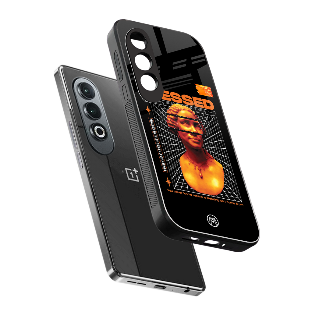 blessing back phone cover | glass case for oneplus nord ce 4