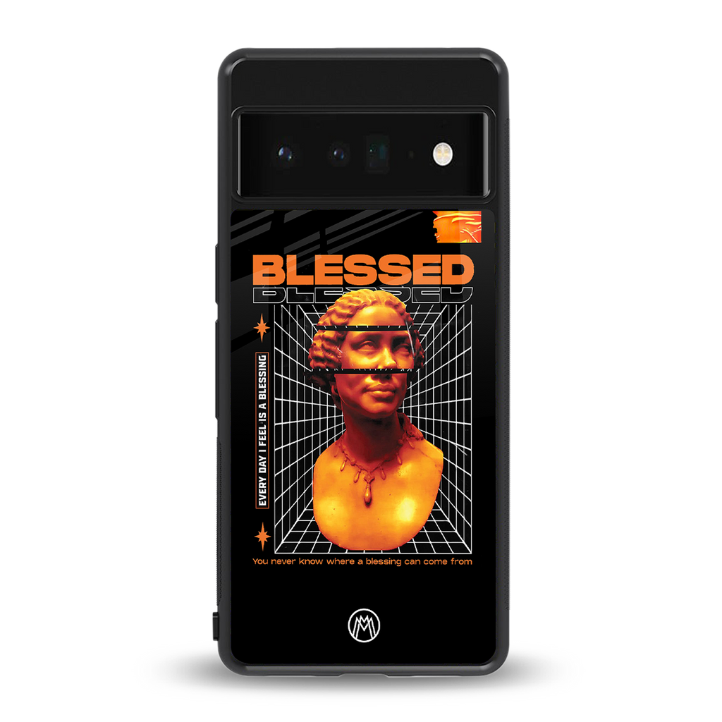blessing back phone cover | glass case for google pixel 6 pro