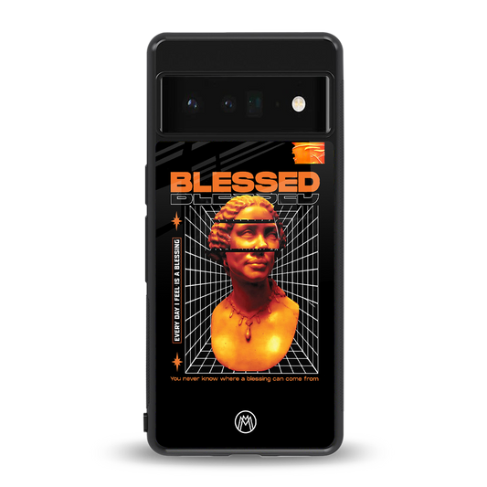 blessing back phone cover | glass case for google pixel 6 pro