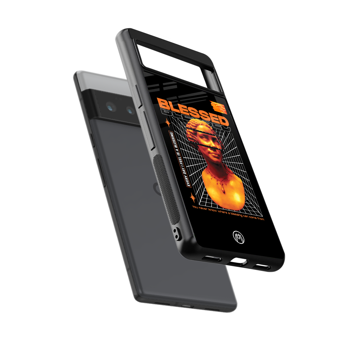 blessing back phone cover | glass case for google pixel 6 pro