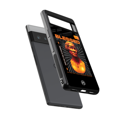 blessing back phone cover | glass case for google pixel 6 pro