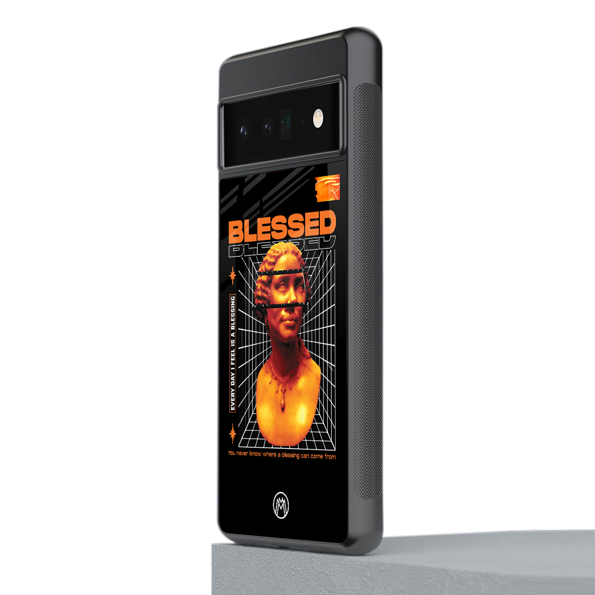 blessing back phone cover | glass case for google pixel 6 pro
