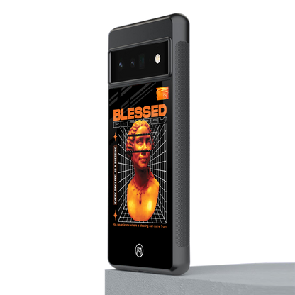 blessing back phone cover | glass case for google pixel 6 pro