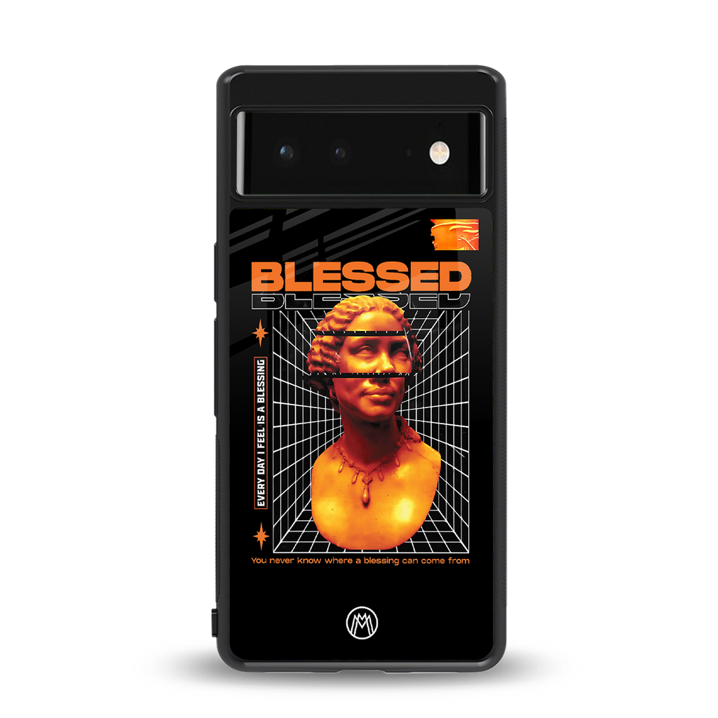 blessing back phone cover | glass case for Google Pixel 6A
