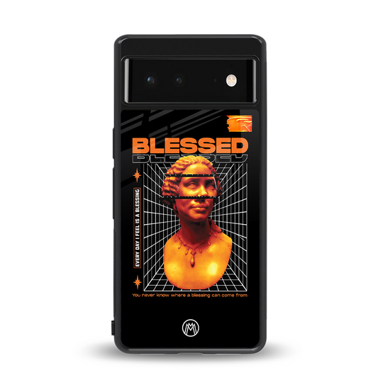 blessing back phone cover | glass case for Google Pixel 6A