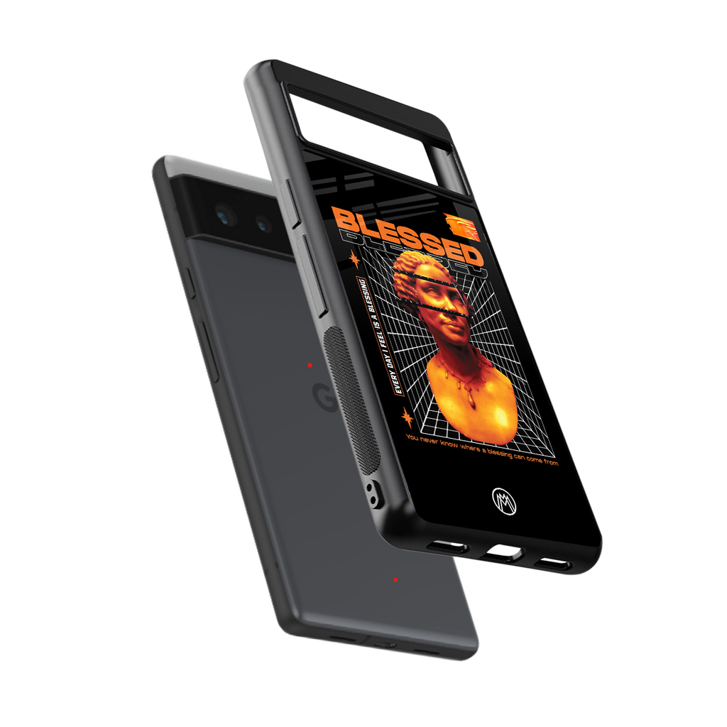 blessing back phone cover | glass case for google pixel 6