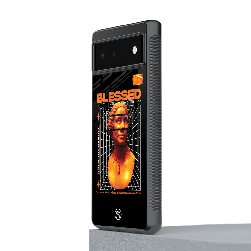 blessing back phone cover | glass case for google pixel 6