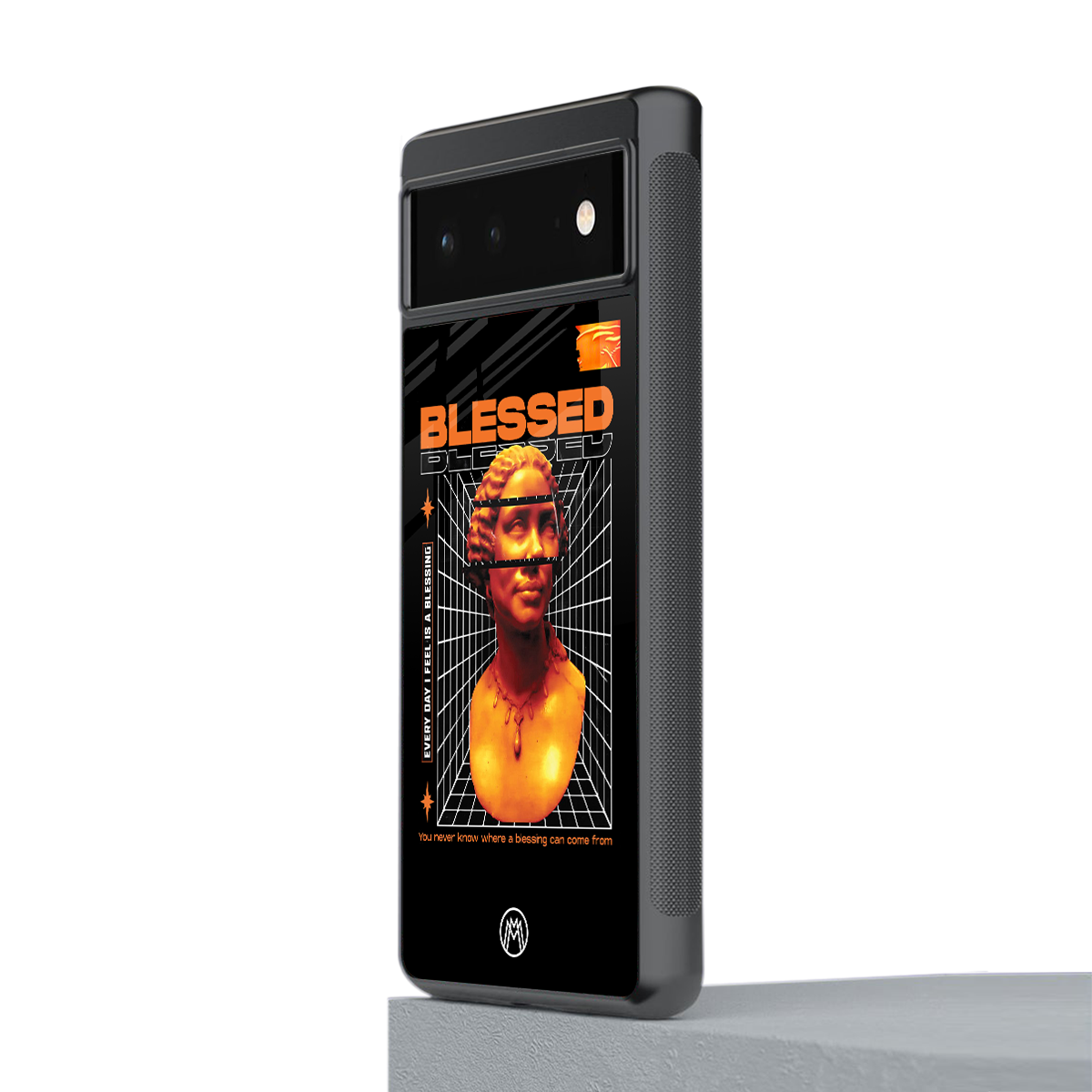 blessing back phone cover | glass case for google pixel 6