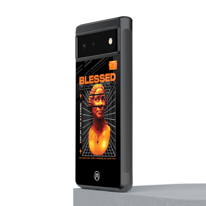 blessing back phone cover | glass case for Google Pixel 6A