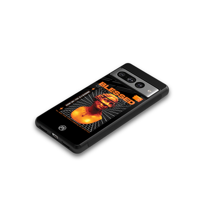 blessing back phone cover | glass case for google pixel 7 pro